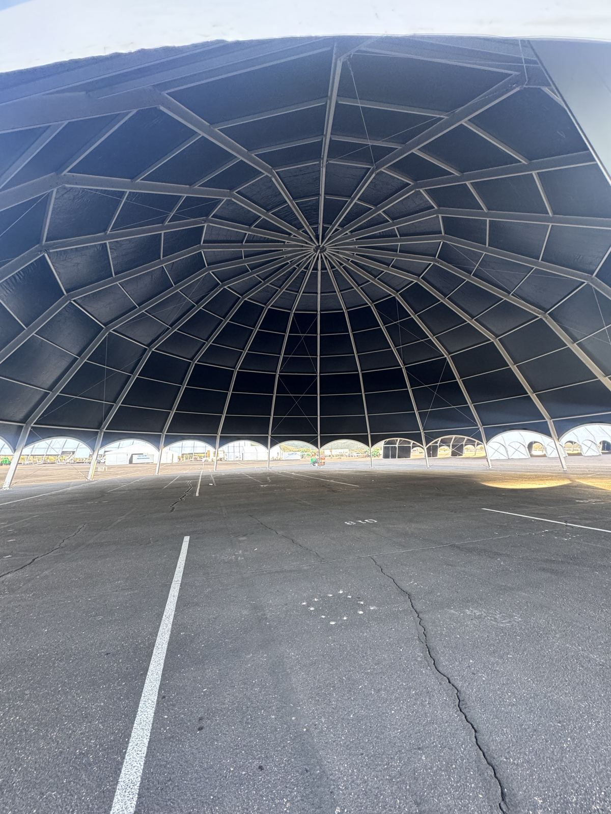 Interior of a large dome event structure